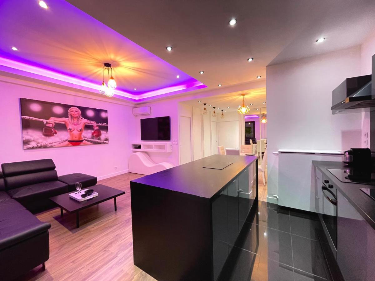 Ferienwohnung Loft Romantique Spa Nizza Exterior foto