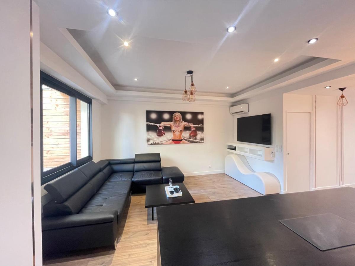Ferienwohnung Loft Romantique Spa Nizza Exterior foto